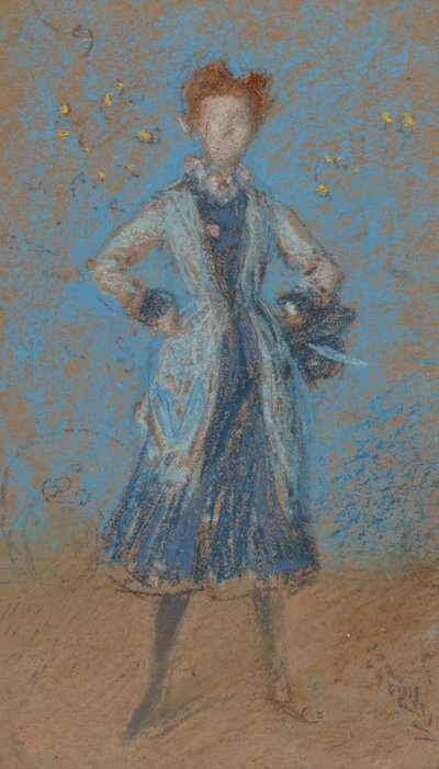 Den blå pige af James Abbott McNeill Whistler